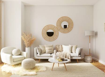 6 Design Techniques to Visually Enlarge a Compact Living Room